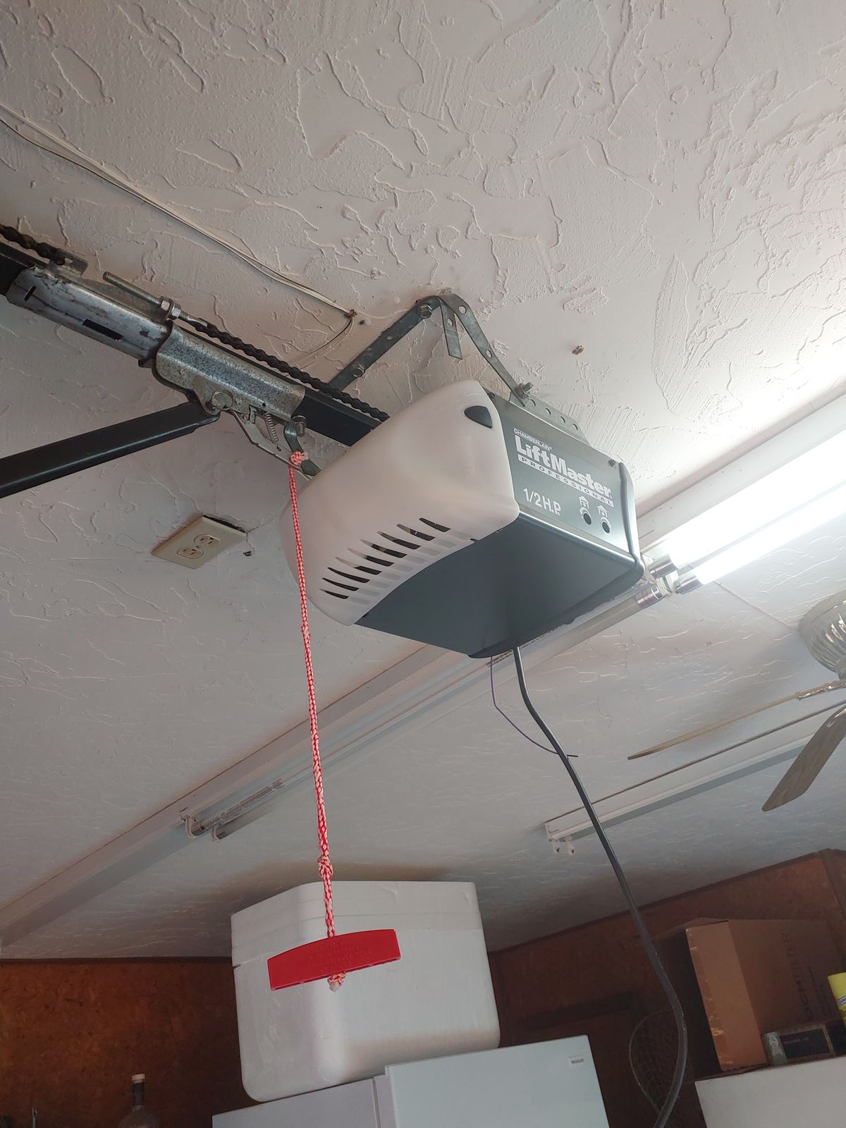 LiftMaster garage door opener installed by Redneck Doors